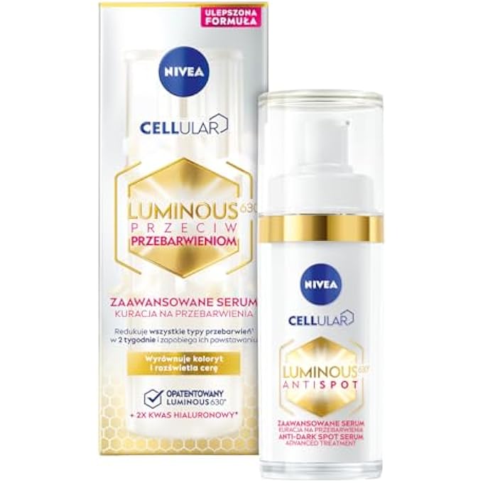 Nivea CELLULAR LUMINOUS 630 ANTI-PIGMENT SPOT INTENSIVE SERUM (30 ML), BRIGHTENING SERUM FOR AN EVEN AND RADIANT COMPLEXION, FACIAL CARE AGAINST PIGMENT SPOTS - Image 1